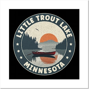 Little Trout Lake Minnesota Sunset Posters and Art